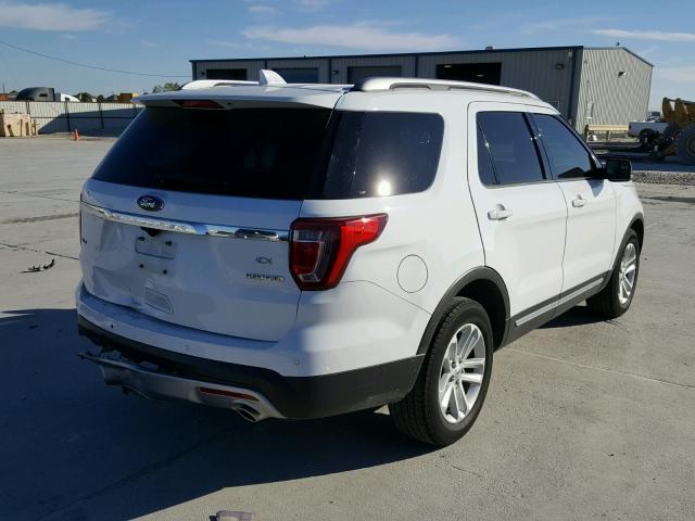 1FM5K7D86GGB79229 - 2016 FORD EXPLORER X WHITE photo 4