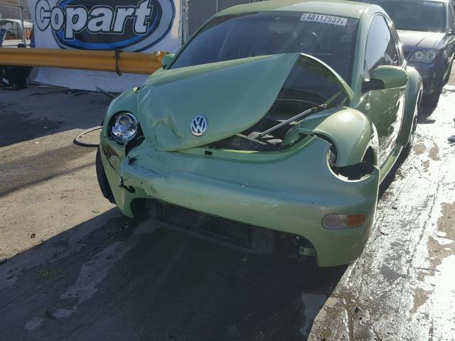 3VWCB21CX2M426660 - 2002 VOLKSWAGEN NEW BEETLE GREEN photo 9