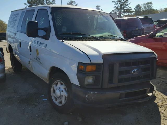 1FTNE1EW6ADA01934 - 2010 FORD ECONOLINE WHITE photo 1