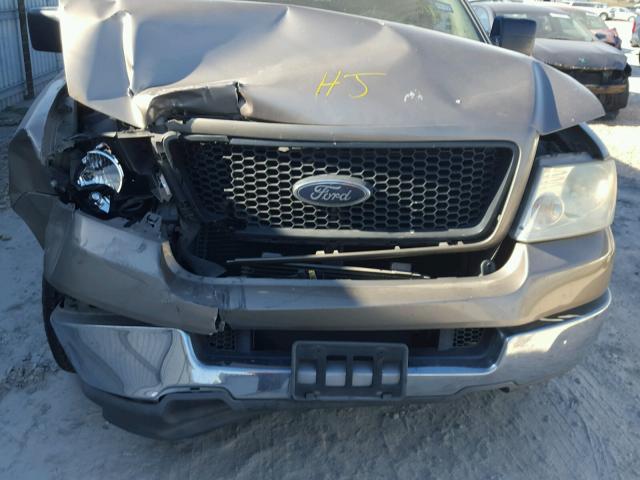 1FTRW12W04KC81305 - 2004 FORD F150 SUPER BROWN photo 7