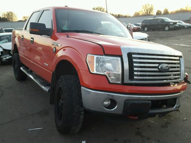 1FTFW1ETXCFA05483 - 2012 FORD F150 SUPER RED photo 1