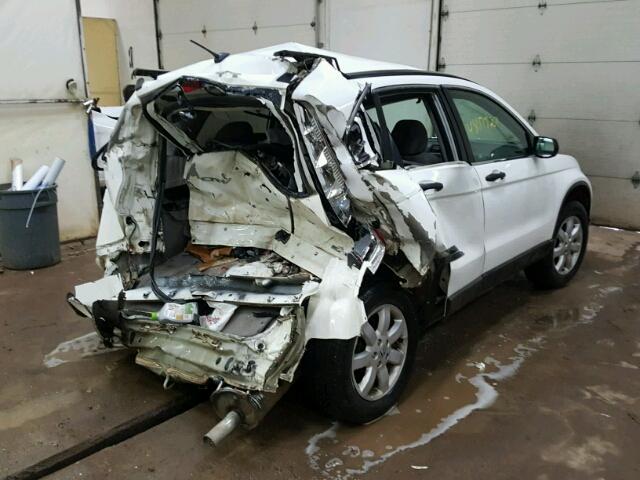 5J6RE4H44BL075268 - 2011 HONDA CR-V SE WHITE photo 4