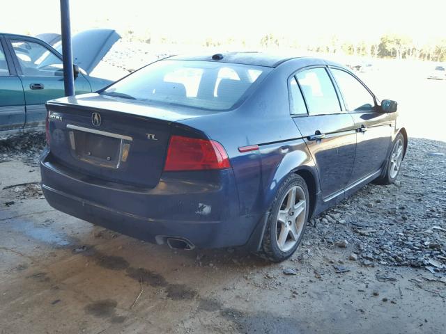 19UUA66295A053891 - 2005 ACURA TL BLUE photo 4