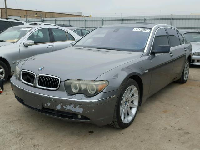 WBAGN63535DS56608 - 2005 BMW 745 LI SILVER photo 2