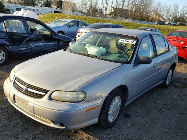 1G1ND52J7Y6156518 - 2000 CHEVROLET MALIBU SILVER photo 2