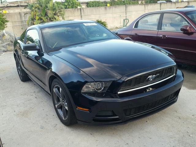 1ZVBP8AM0D5254818 - 2013 FORD MUSTANG BLACK photo 1