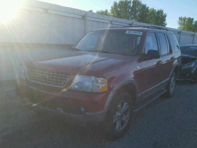 1FMZU74W23UC45085 - 2003 FORD EXPLORER E RED photo 2