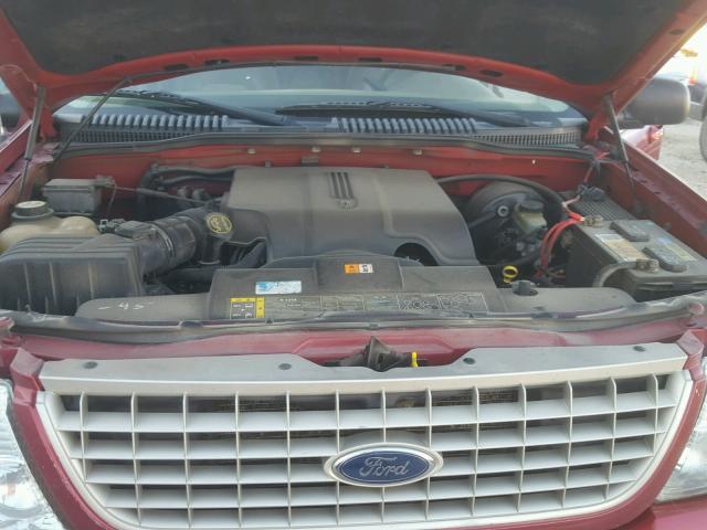 1FMZU74W23UC45085 - 2003 FORD EXPLORER E RED photo 7