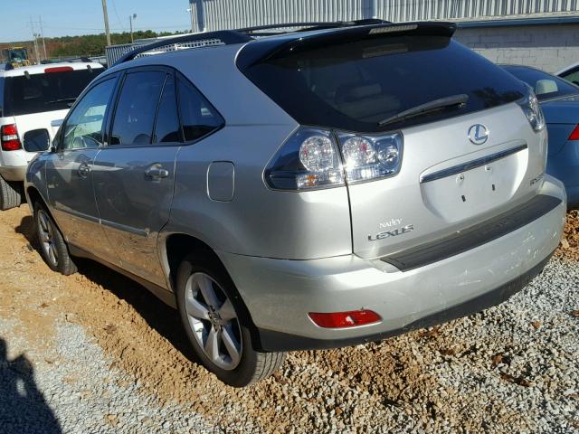 2T2GK31U17C026775 - 2007 LEXUS RX 350 SILVER photo 3