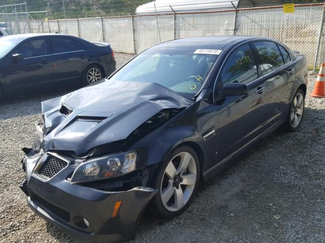 6G2EC57Y58L137667 - 2008 PONTIAC G8 GT BLACK photo 2