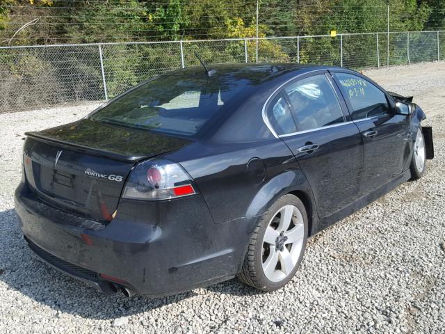 6G2EC57Y58L137667 - 2008 PONTIAC G8 GT BLACK photo 4