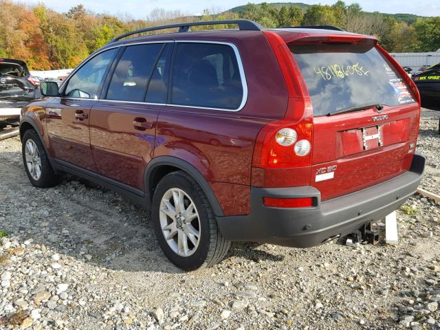 YV1CZ852551205577 - 2005 VOLVO XC90 V8 RED photo 3