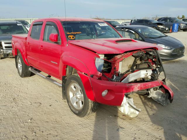 5TELU42N37Z422467 - 2007 TOYOTA TACOMA DOU RED photo 1