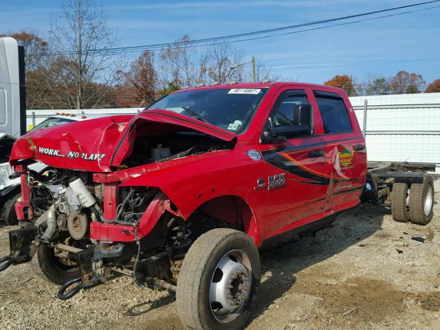 3C7WRNFL3EG176514 - 2014 RAM 5500 RED photo 2