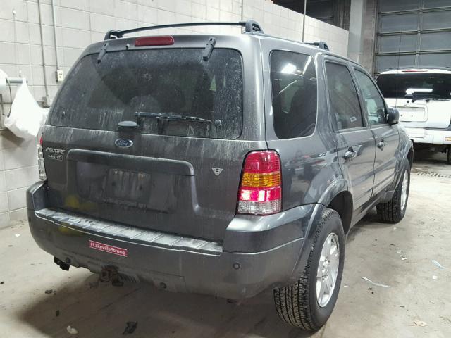 1FMYU941X6KC94983 - 2006 FORD ESCAPE LIM GRAY photo 4