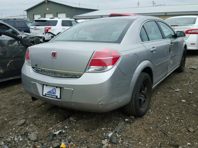 1G8ZS57NX7F286005 - 2007 SATURN AURA XE SILVER photo 4