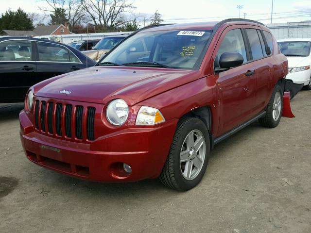 1J8FT47WX7D119415 - 2007 JEEP COMPASS RED photo 2