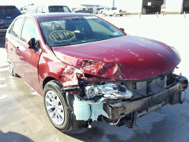 4T1BF1FK3GU608101 - 2016 TOYOTA CAMRY LE RED photo 1