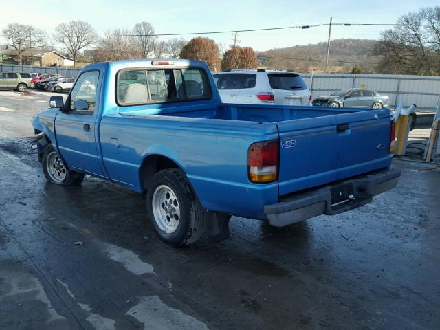 1FTCR10A3PUC84602 - 1993 FORD RANGER BLUE photo 3