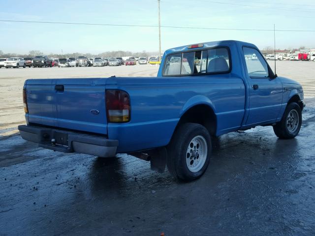 1FTCR10A3PUC84602 - 1993 FORD RANGER BLUE photo 4