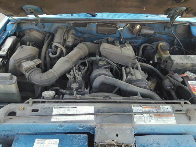 1FTCR10A3PUC84602 - 1993 FORD RANGER BLUE photo 7