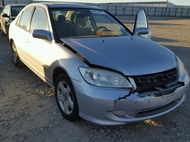 2HGES26895H574514 - 2005 HONDA CIVIC EX SILVER photo 1