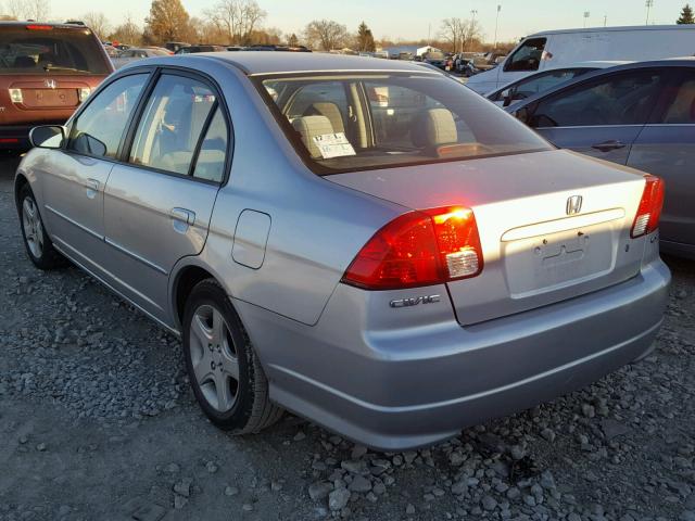 2HGES26895H574514 - 2005 HONDA CIVIC EX 银色 照片 3
