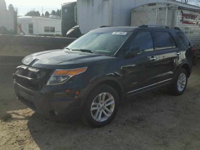 1FM5K8D80DGB84511 - 2013 FORD EXPLORER X BLACK photo 2