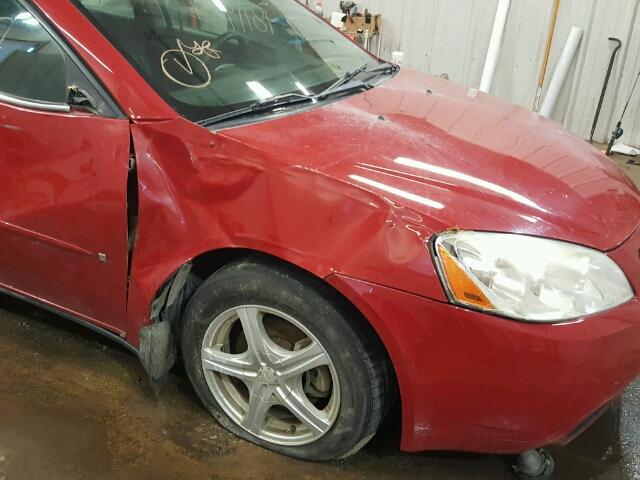 1G2ZG558164249279 - 2006 PONTIAC G6 SE1 RED photo 10