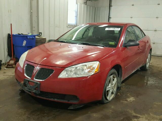 1G2ZG558164249279 - 2006 PONTIAC G6 SE1 RED photo 2