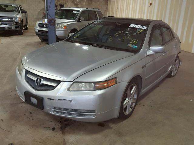 19UUA66215A043677 - 2005 ACURA TL SILVER photo 2