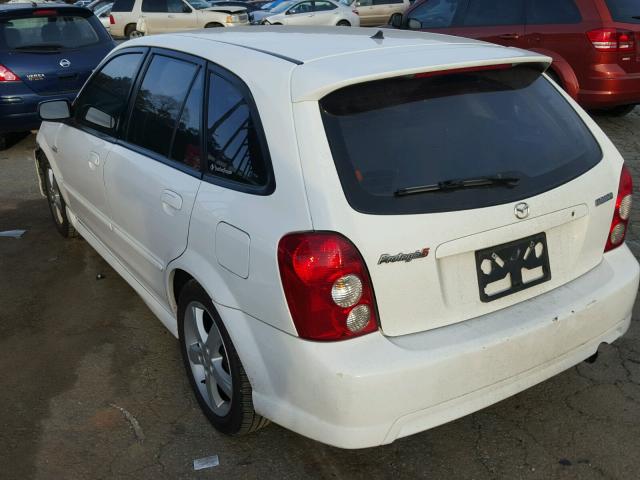 JM1BJ245131220544 - 2003 MAZDA PROTEGE PR WHITE photo 3