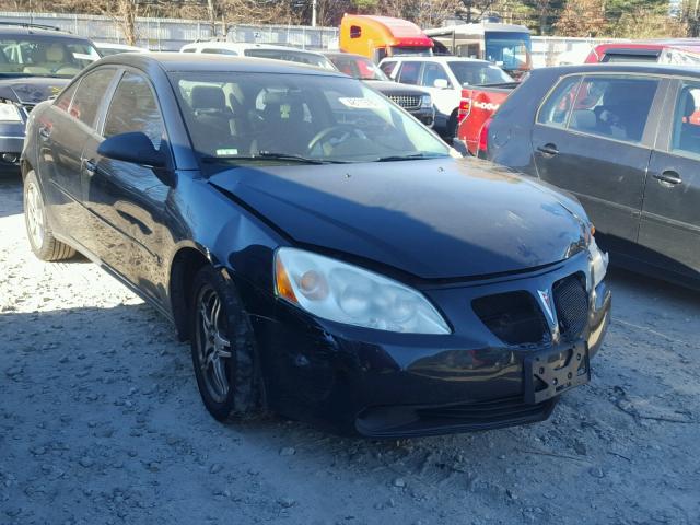 1G2ZF55B064285852 - 2006 PONTIAC G6 SE BLACK photo 1