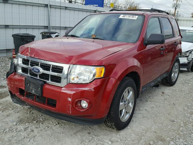 1FMCU9DG0BKB83187 - 2011 FORD ESCAPE XLT RED photo 2