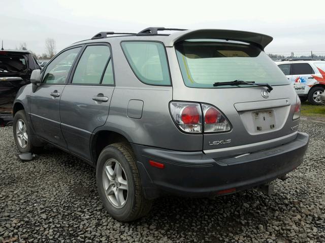 JTJHF10U610202222 - 2001 LEXUS RX GRAY photo 3