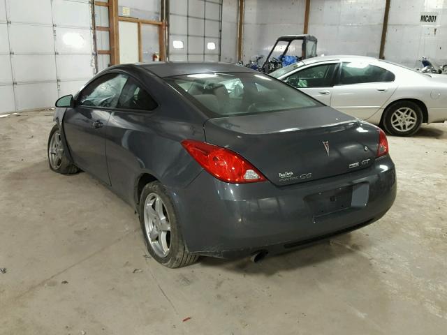 1G2ZK17K394243097 - 2009 PONTIAC G6 GT GRAY photo 3