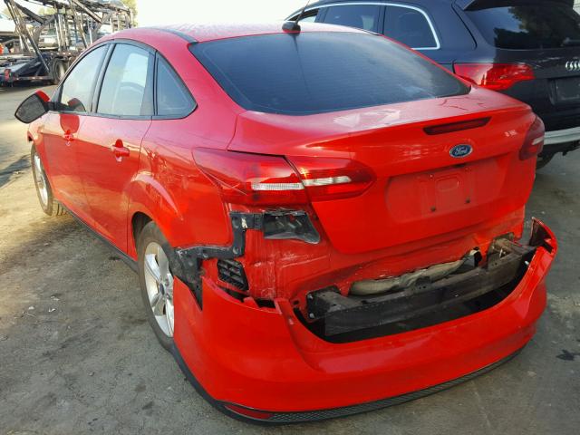 1FADP3F22EL318284 - 2014 FORD FOCUS SE RED photo 3