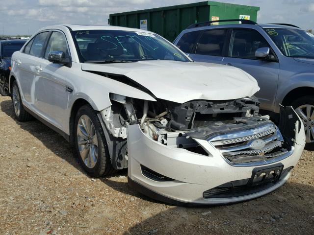 1FAHP2FW8AG113988 - 2010 FORD TAURUS LIM WHITE photo 1