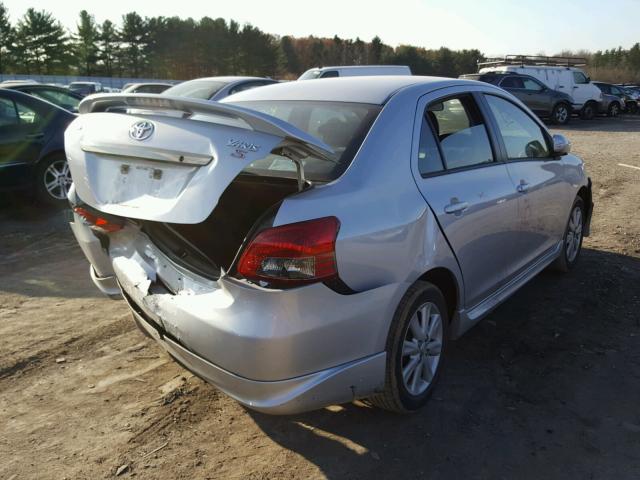 JTDBT903191299147 - 2009 TOYOTA YARIS SILVER photo 4