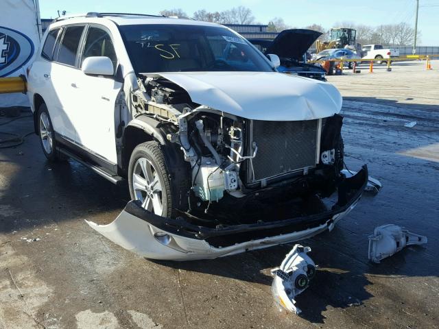 5TDYK3EH0CS072492 - 2012 TOYOTA HIGHLANDER WHITE photo 1