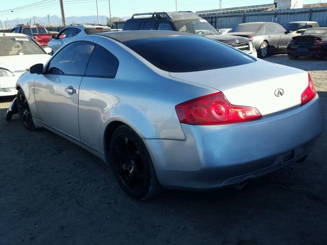 JNKCV54E46M711590 - 2006 INFINITI G35 SILVER photo 3