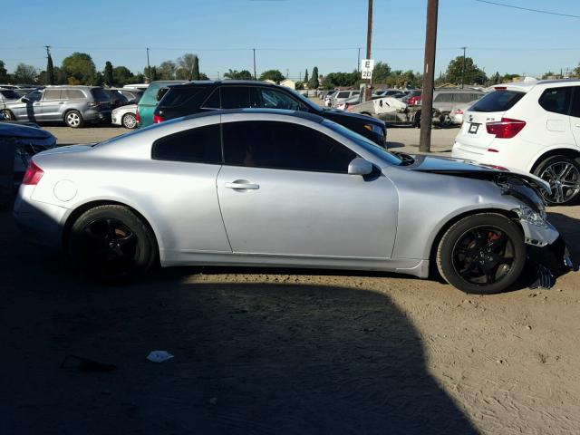 JNKCV54E46M711590 - 2006 INFINITI G35 SILVER photo 9