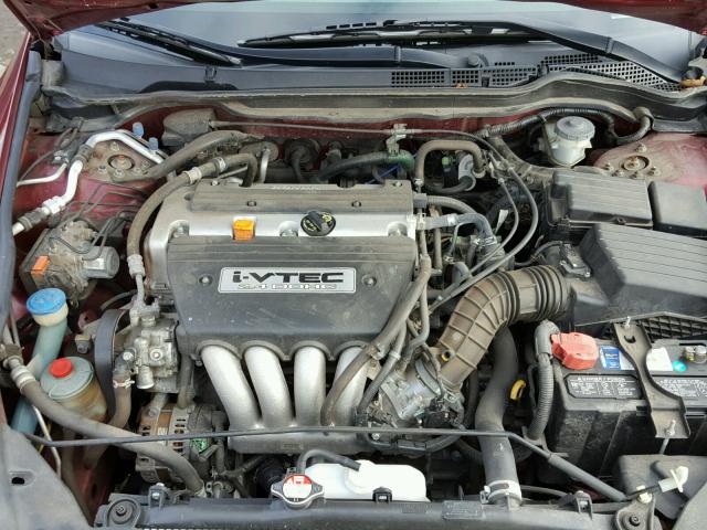 1HGCM56825A131963 - 2005 HONDA ACCORD EX BURGUNDY photo 7