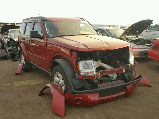 1D8GU28K78W249846 - 2008 DODGE NITRO SXT RED photo 1