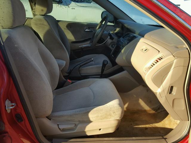 1HGCG56762A074774 - 2002 HONDA ACCORD SE RED photo 5