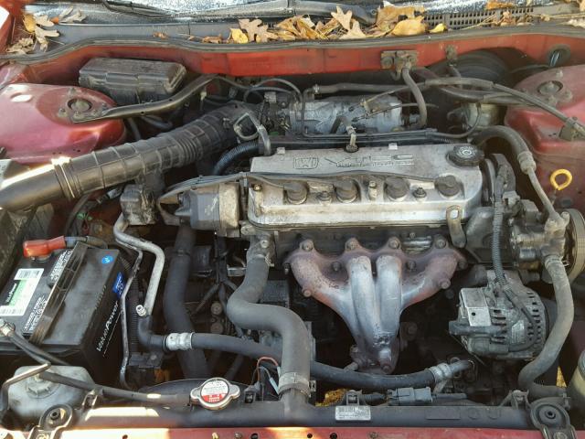 1HGCG56762A074774 - 2002 HONDA ACCORD SE RED photo 7