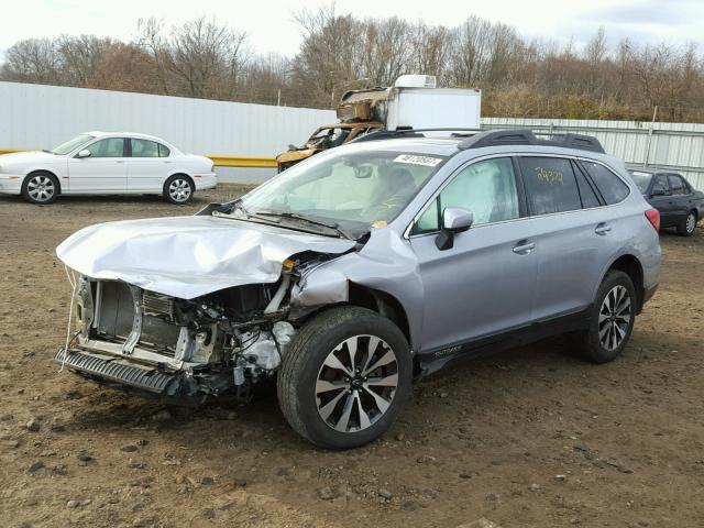 4S4BSANC2G3337558 - 2016 SUBARU OUTBACK 2. SILVER photo 2