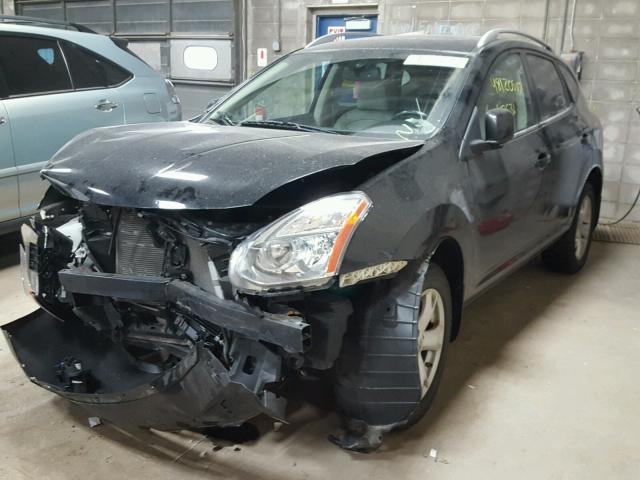 JN8AS58V88W133811 - 2008 NISSAN ROGUE S BLACK photo 2