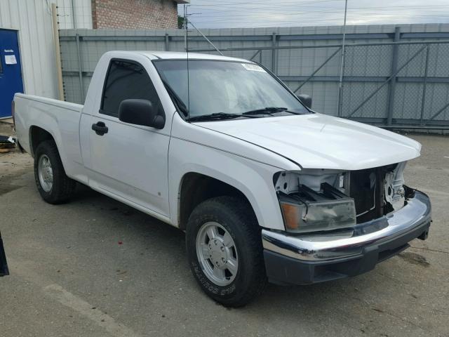 1GCCS146168203775 - 2006 CHEVROLET COLORADO WHITE photo 1