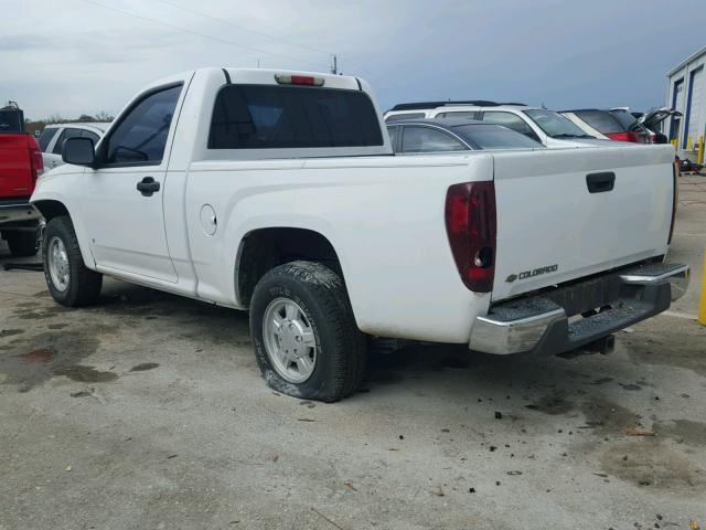 1GCCS146168203775 - 2006 CHEVROLET COLORADO WHITE photo 3